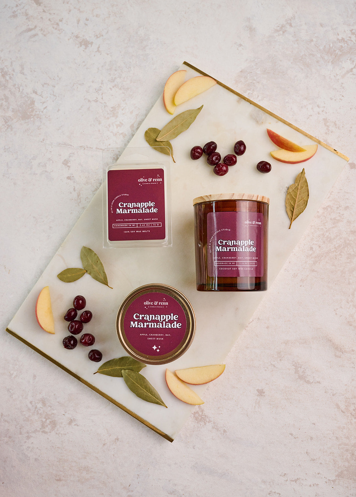 Cranapple Marmalade Amber Jar | Falliday 2025
