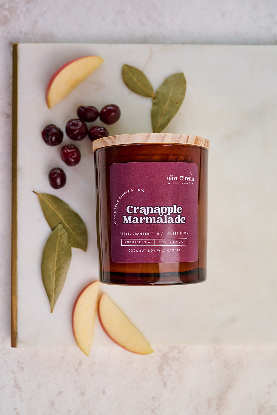 Cranapple Marmalade Amber Jar | Falliday 2025