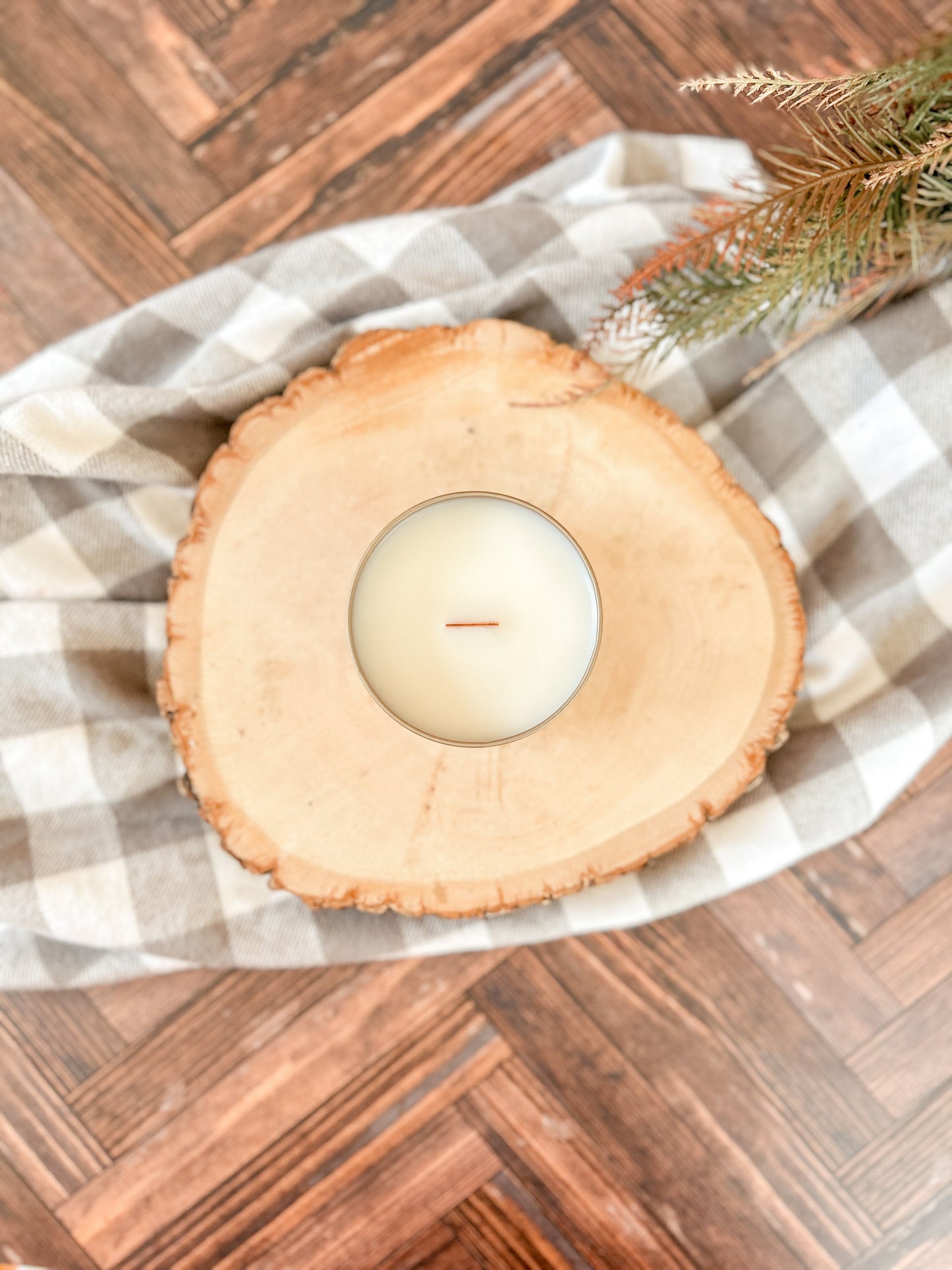 Sweater Season Wooden Wick Tin