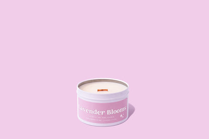 Lavender Blooms Wooden Wick Tin | Spring 2024