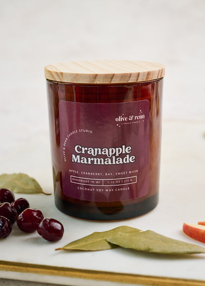 Cranapple Marmalade Amber Jar | Falliday 2025