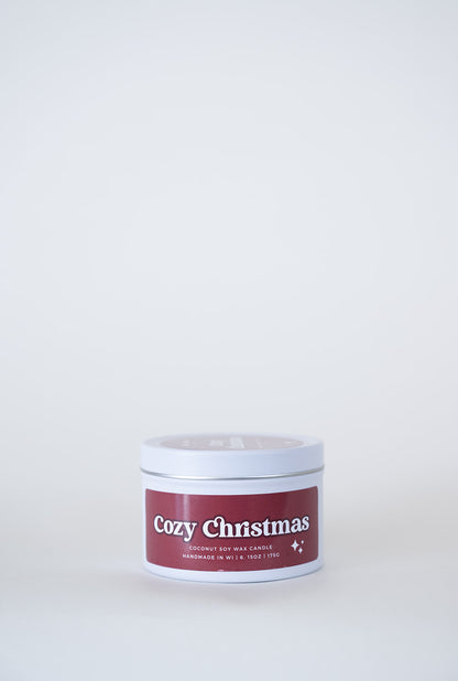 Cozy Christmas Wooden Wick Tin | Falliday 2025