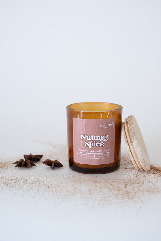 Nutmeg Spice Amber Jar | Falliday 2025