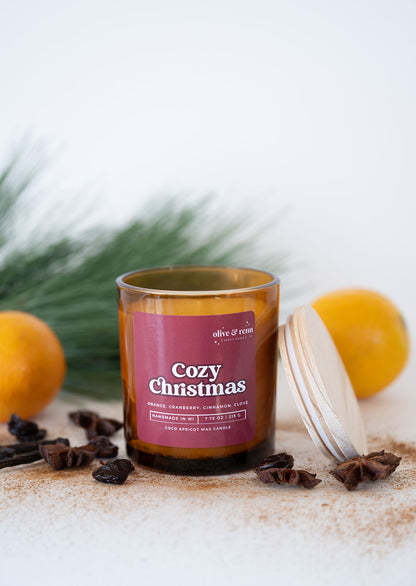 Cozy Christmas Amber Jar | Falliday 2025
