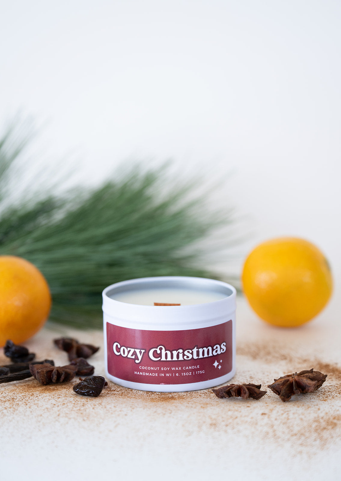 Cozy Christmas Wooden Wick Tin | Falliday 2025