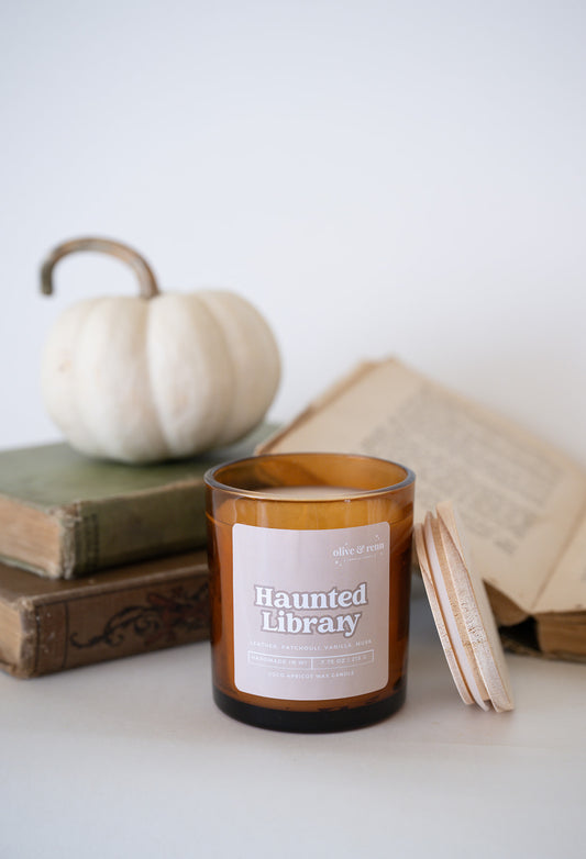 Haunted Library Amber Jar | Falliday 2025