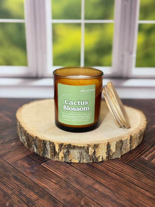 Cactus Blossom Amber Jar | Spring 2025