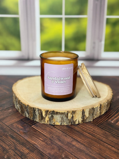 Sandalwood & Violet Amber Jar | Spring 2025