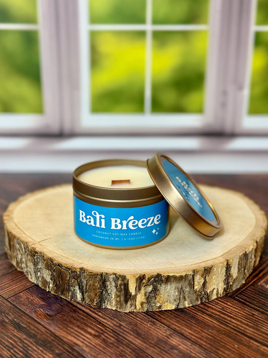 Bali Breeze Wooden Wick Tin | Spring 2025