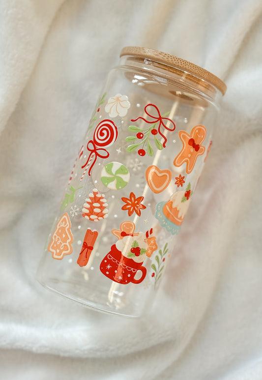 Glass Tumbler - Christmas