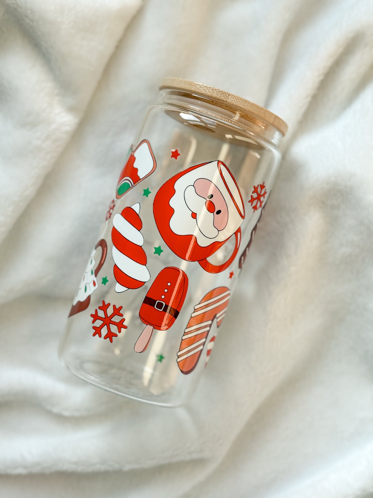 Glass Tumbler - Christmas Sweets