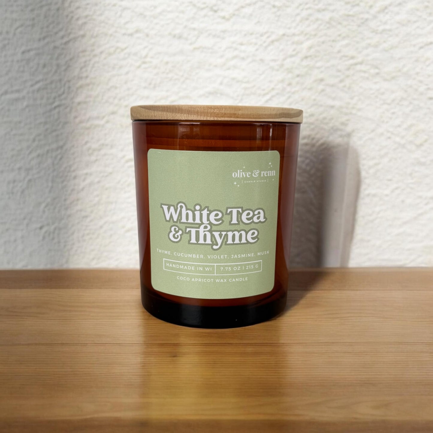 White Tea & Thyme Amber Jar | Spring 2026