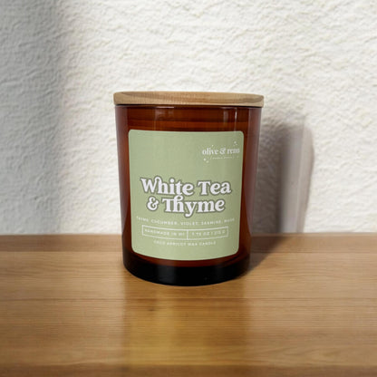 White Tea & Thyme Amber Jar | Spring 2026