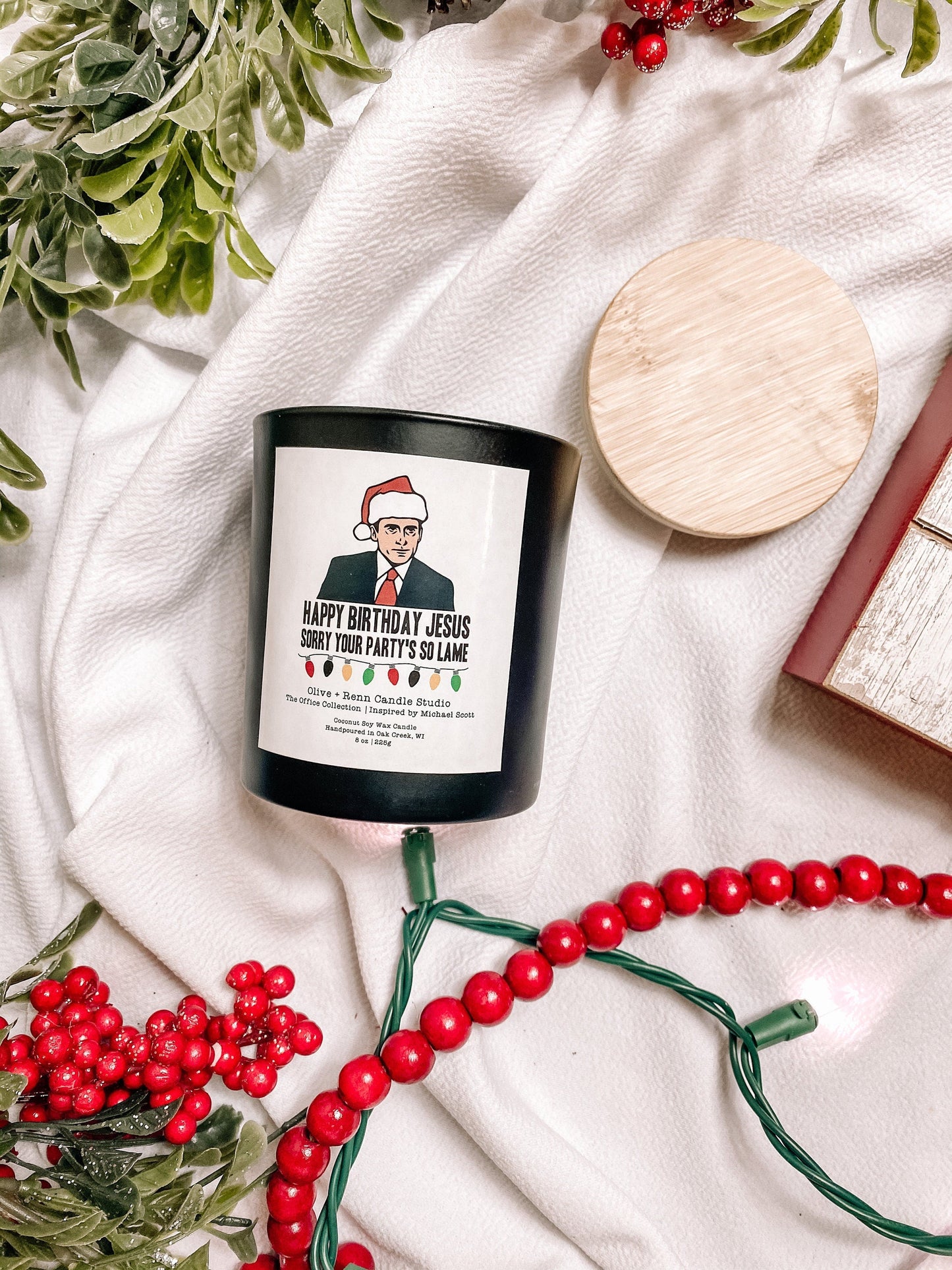Comedy Christmas Candle | Winterberry Balsam